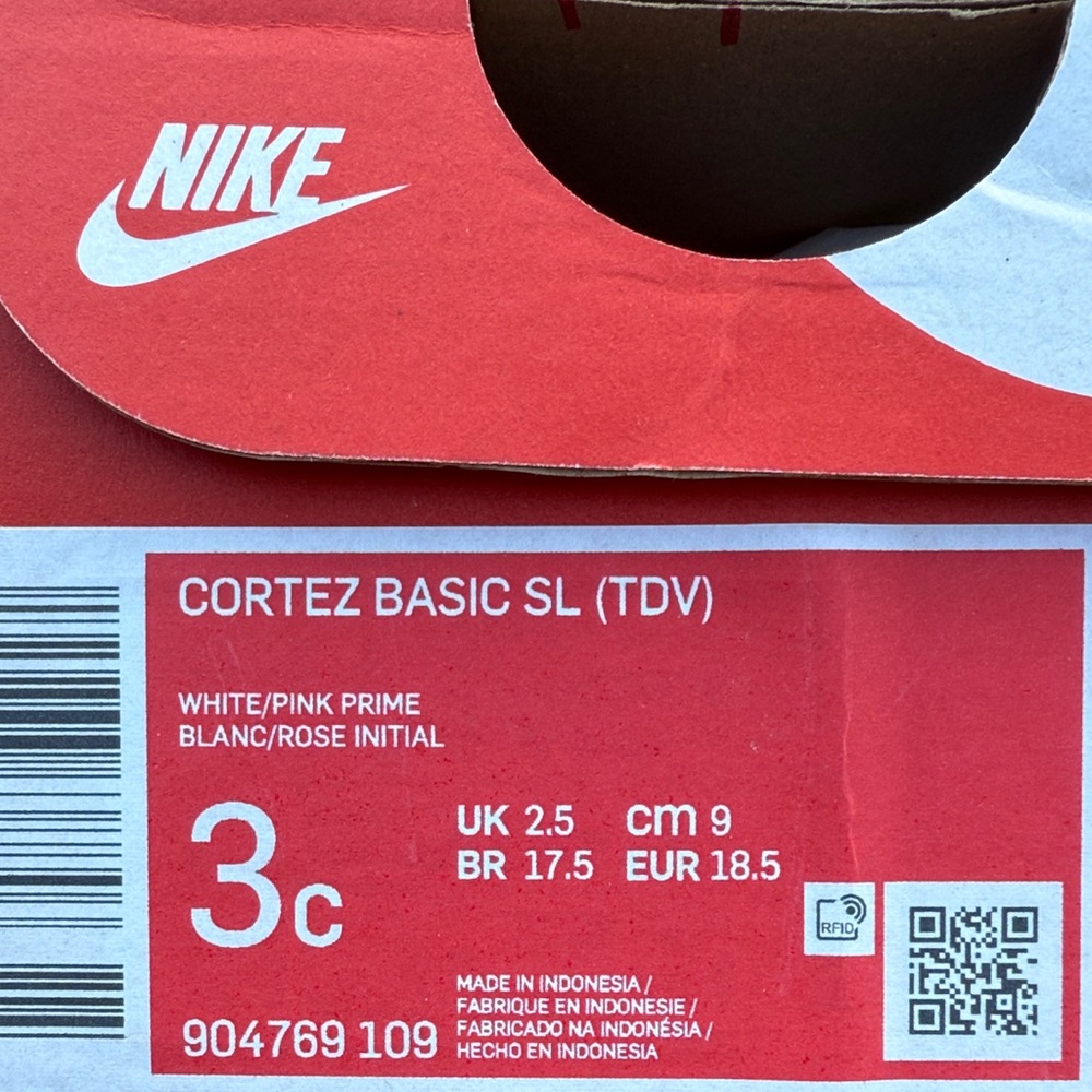 Nike Cortez Basic SL - Pink/White - Picture 2 of 2